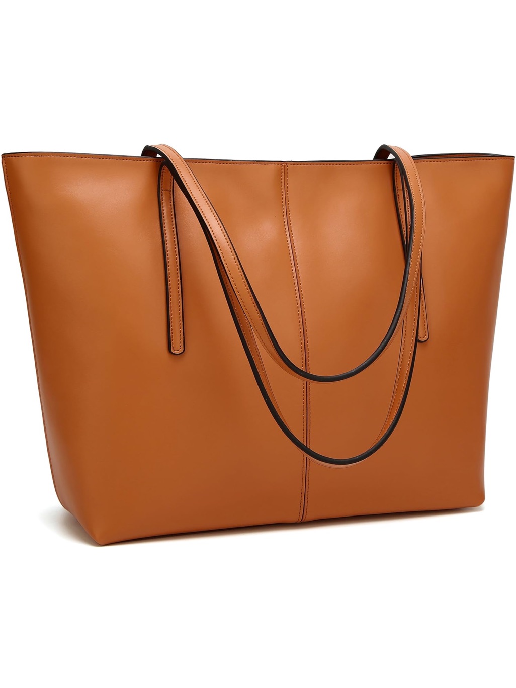 Women's Tan Faux Leather Tote New